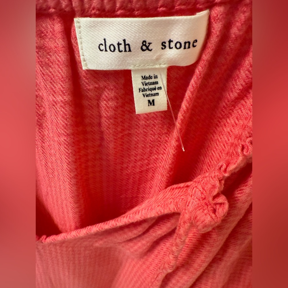 Cloth & Stone Vibrant Pink Blouse - Picture 4 of 7